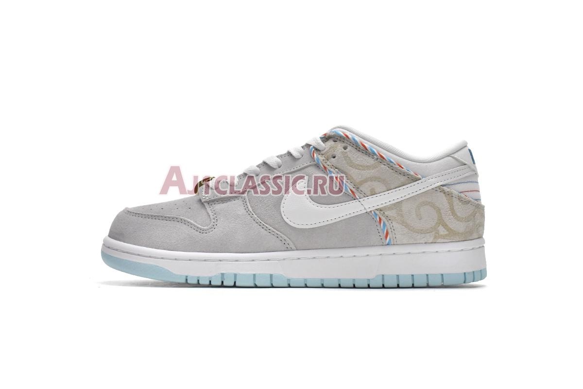 New Nike Dunk Low SE "Barber Shop - Grey" DH7614-500 Shoes