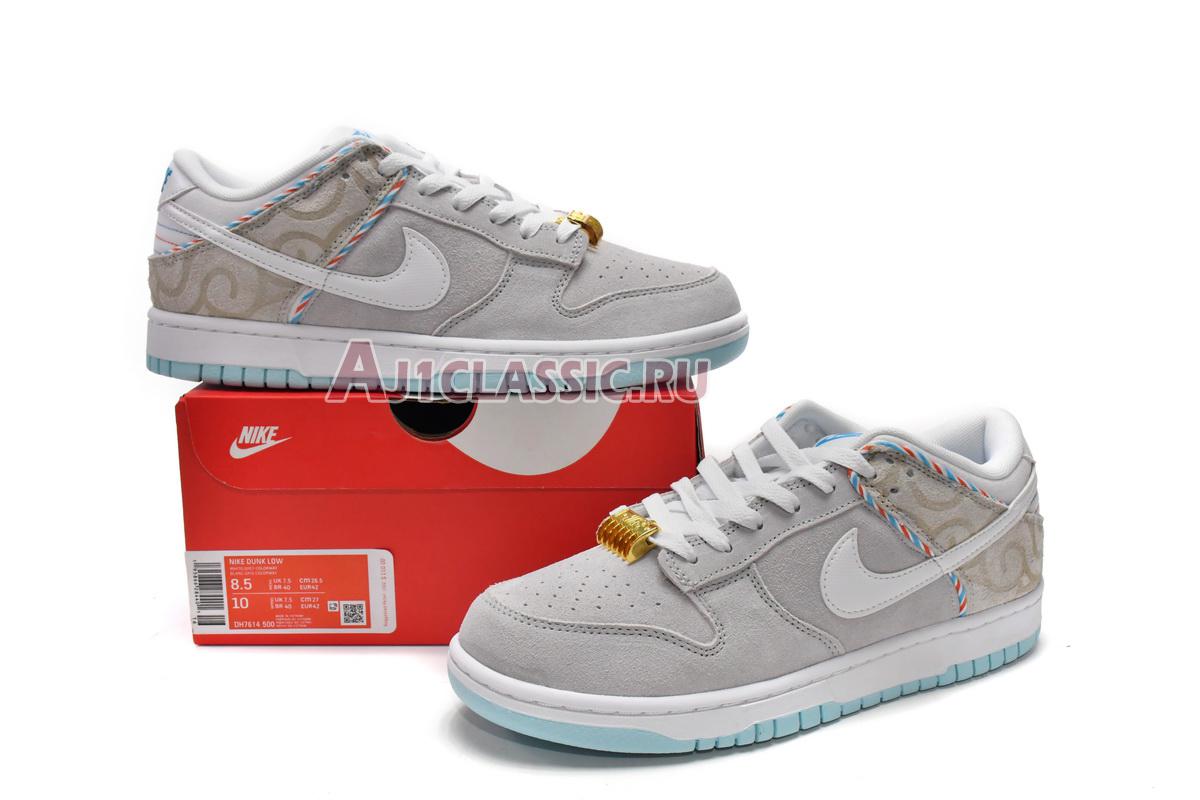 New Nike Dunk Low SE "Barber Shop - Grey" DH7614-500 Shoes