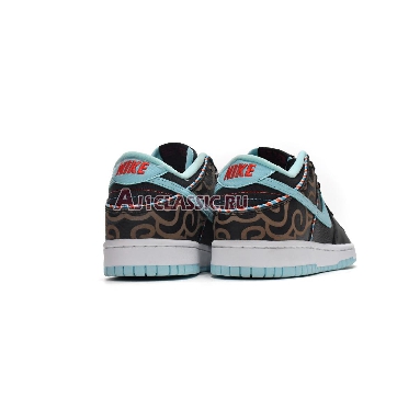 Nike Dunk Low SE Barber Shop - Black DH7614-001 Black/Copa/White/Chile Red Mens Womens Shoes