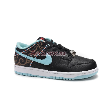 Nike Dunk Low SE Barber Shop - Black DH7614-001 Black/Copa/White/Chile Red Sneakers