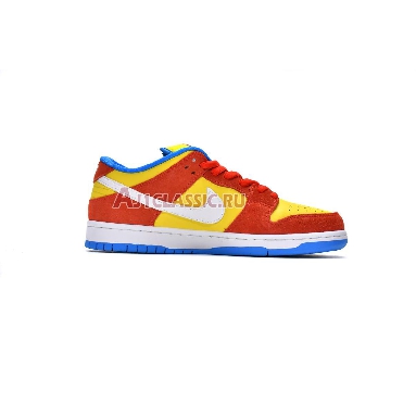 Nike SB Dunk Low Bart Simpson BQ6817-602-02 Habanero Red/White-Blue Hero Mens Womens Shoes