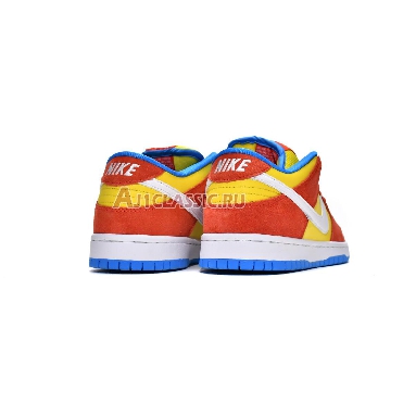 Nike SB Dunk Low Bart Simpson BQ6817-602-02 Habanero Red/White-Blue Hero Mens Womens Shoes