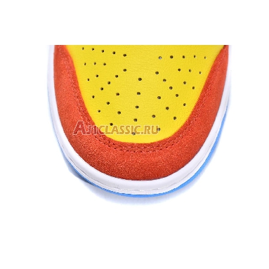 Nike SB Dunk Low Bart Simpson BQ6817-602-02 Habanero Red/White-Blue Hero Mens Womens Shoes