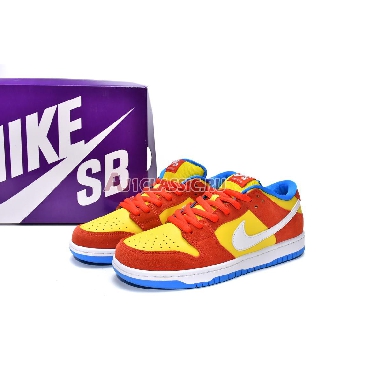 Nike SB Dunk Low Bart Simpson BQ6817-602-02 Habanero Red/White-Blue Hero Mens Womens Shoes