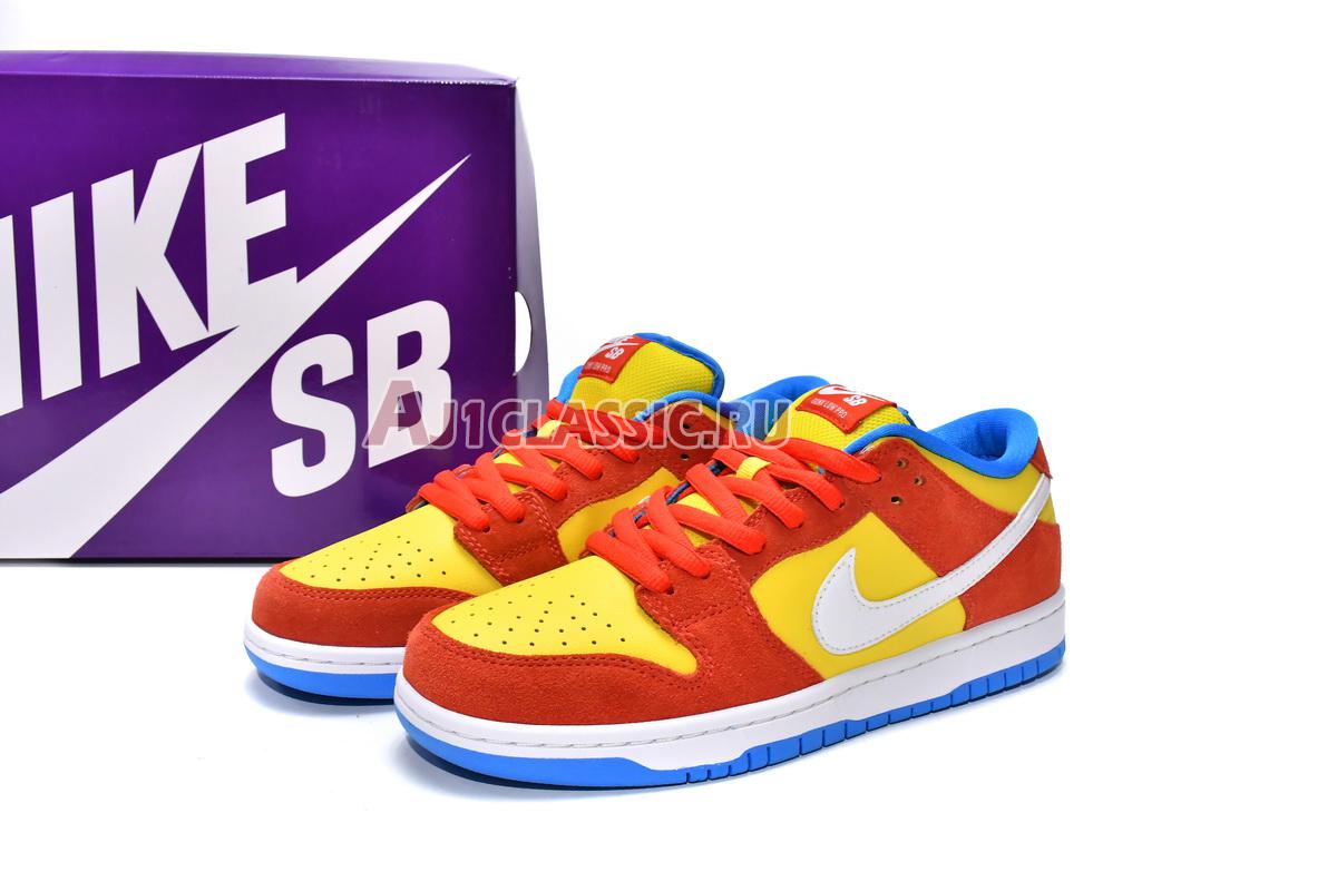 New Nike SB Dunk Low "Bart Simpson" BQ6817-602-02 Shoes