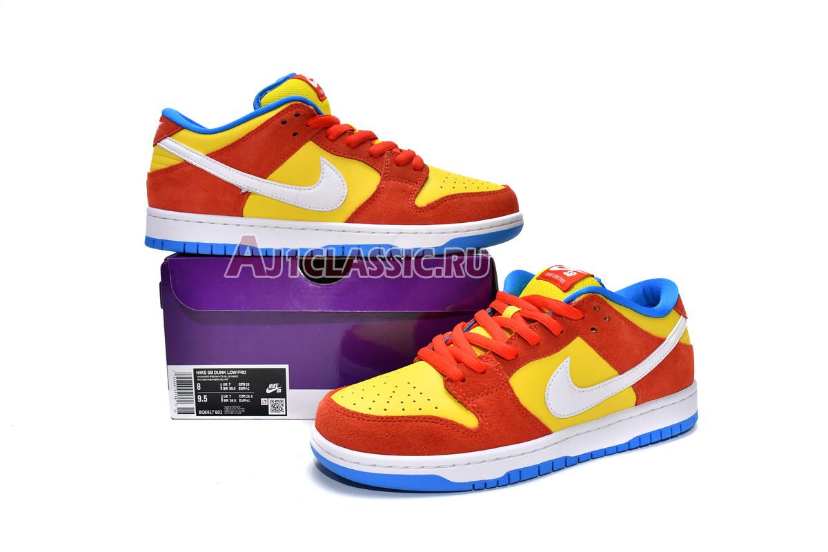 New Nike SB Dunk Low "Bart Simpson" BQ6817-602-02 Shoes