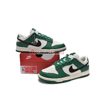 Nike Dunk Low SE Lottery Pack - Malachite DR9654-100 Pale Ivory/Malachite/Pale Ivory/Black Mens Womens Shoes