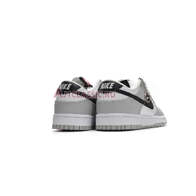 Nike Dunk Low SE Lottery Pack - Grey Fog DR9654-001 Grey Fog/Blue Chill/Pink Foam/Black Mens Womens Shoes