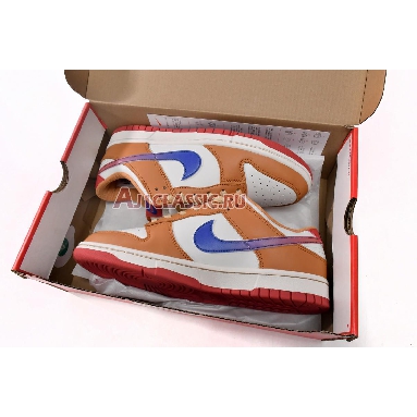 Nike Dunk Low GS Hot Curry DH9765-101 Sail/University Red/Hot Curry/Game Royal Mens Womens Shoes