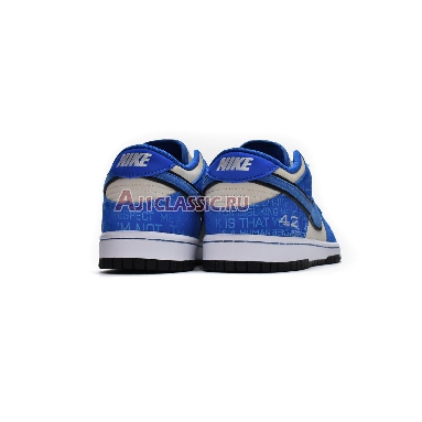 Nike Dunk Low GS Jackie Robinson DV2203-400 Racer Blue/Racer Blue/Coconut Mens Womens Shoes