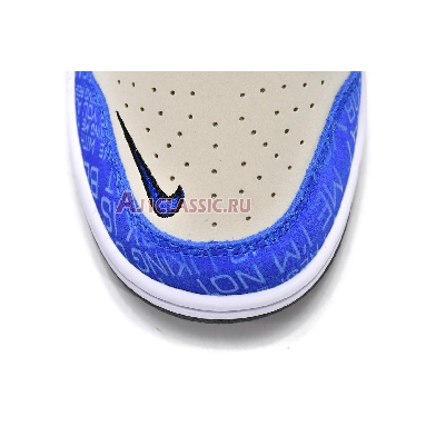 Nike Dunk Low GS Jackie Robinson DV2203-400 Racer Blue/Racer Blue/Coconut Mens Womens Shoes