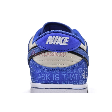 Nike Dunk Low GS Jackie Robinson DV2203-400 Racer Blue/Racer Blue/Coconut Mens Womens Shoes