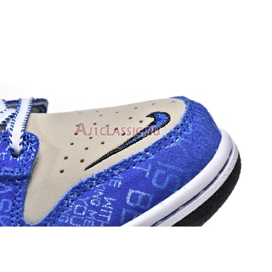 Nike Dunk Low GS Jackie Robinson DV2203-400 Racer Blue/Racer Blue/Coconut Mens Womens Shoes