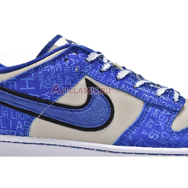 Nike Dunk Low GS Jackie Robinson DV2203-400 Racer Blue/Racer Blue/Coconut Mens Womens Shoes