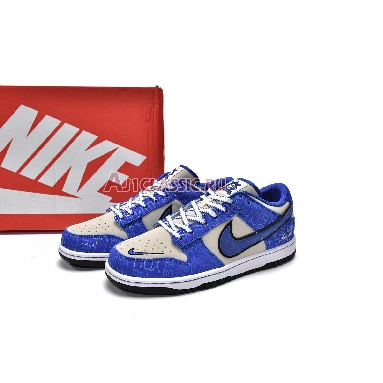 Nike Dunk Low GS Jackie Robinson DV2203-400 Racer Blue/Racer Blue/Coconut Mens Womens Shoes