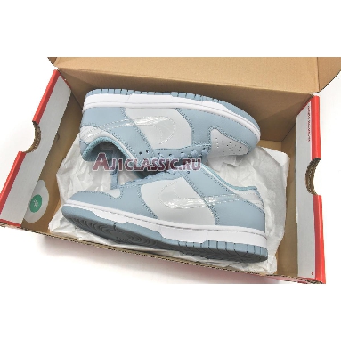 Nike Dunk Low GS Aura Clear DH9765-401 Aura/Clear/Worn Blue/White Mens Womens Shoes