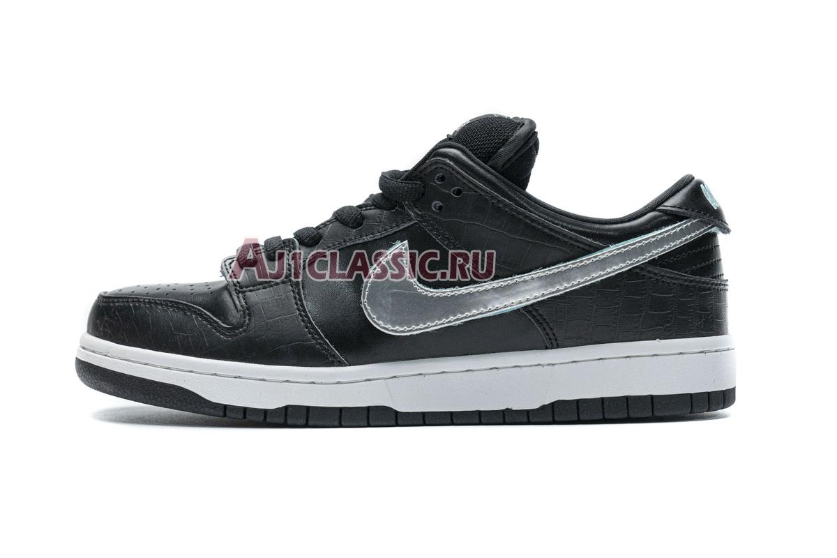 New Diamond Supply Co. x Nike Dunk Low Pro SB "Black Diamond" BV1310-001 Shoes