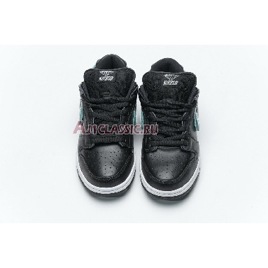 Diamond Supply Co. x Nike Dunk Low Pro SB Black Diamond BV1310-001 Black/Chrome-Black Sneakers