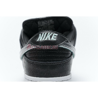 Diamond Supply Co. x Nike Dunk Low Pro SB Black Diamond BV1310-001 Black/Chrome-Black Sneakers