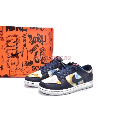 Nike Dunk Low Premium Graffiti Pack - Obsidian DM0108-400 Obsidian/Obsidian/Summit White Mens Womens Shoes