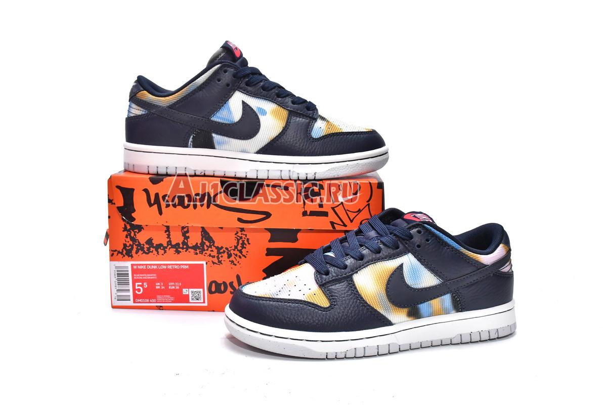 New Nike Dunk Low Premium "Graffiti Pack - Obsidian" DM0108-400 Shoes