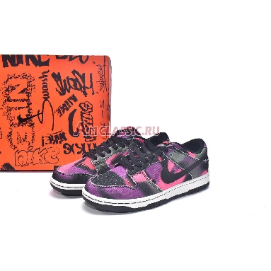 Nike Dunk Low Premium Graffiti DM0108-002 Black/Summit White/Red Orbit/Black Mens Womens Shoes