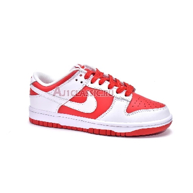 Nike Dunk Low GS Championship Red CW1590-600 University Red/White/Total Orange Mens Womens Shoes