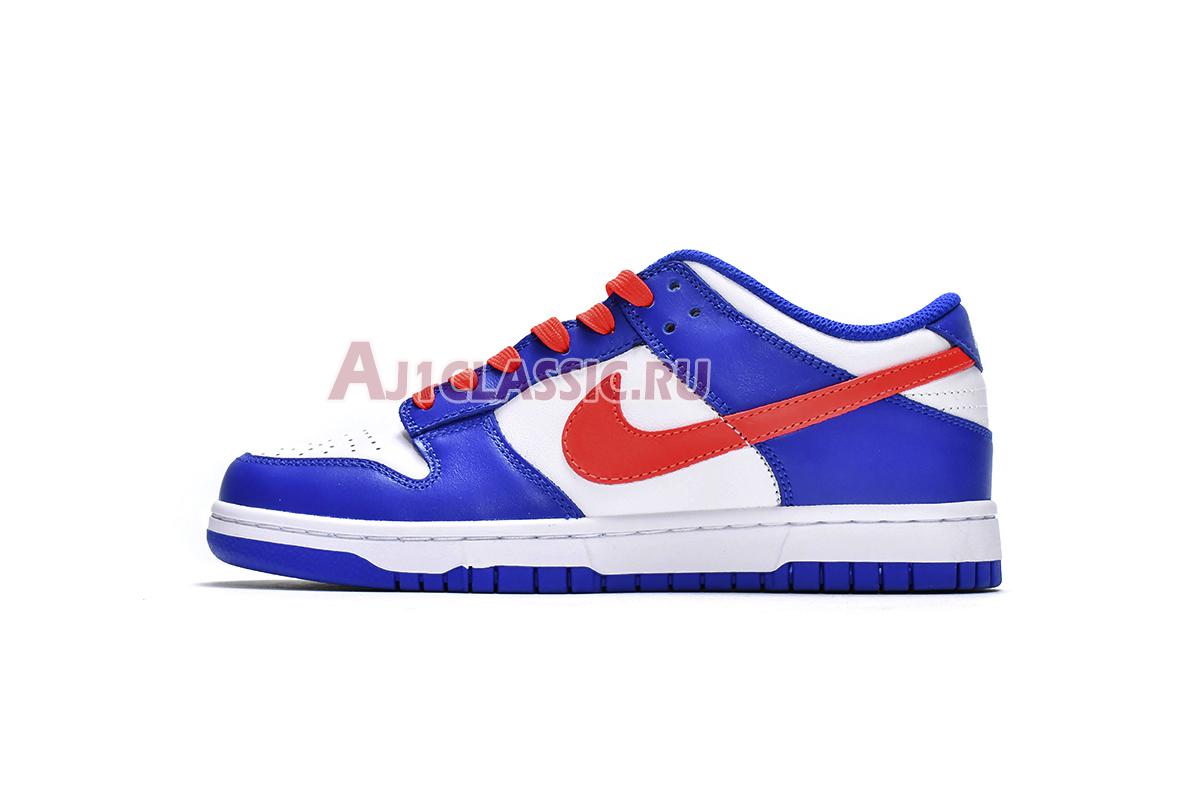 New Nike Dunk Low GS "Game Royal Crimson" CW1590-104 Shoes