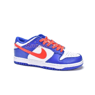 Nike Dunk Low GS Game Royal Crimson CW1590-104 White/Game Royal/Black/Bright Crimson Mens Womens Shoes