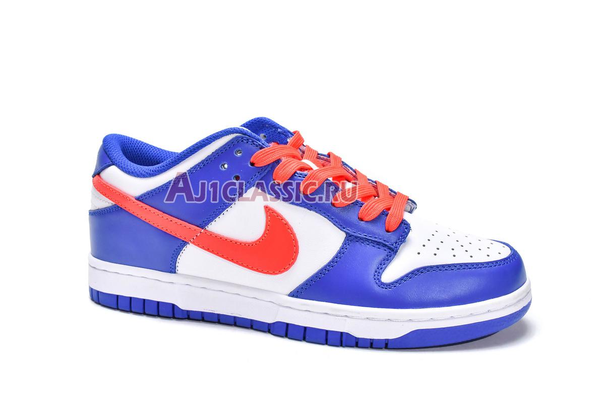 New Nike Dunk Low GS "Game Royal Crimson" CW1590-104 Shoes