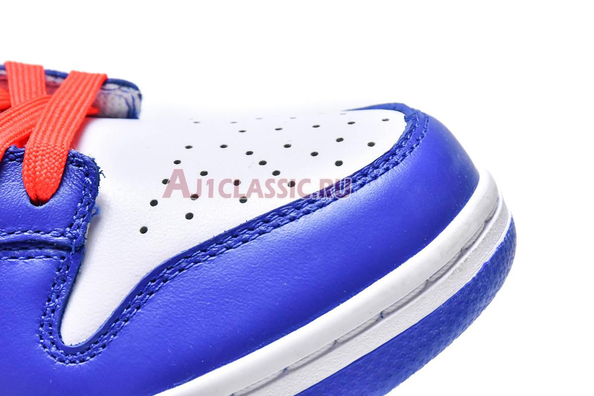 New Nike Dunk Low GS "Game Royal Crimson" CW1590-104 Shoes