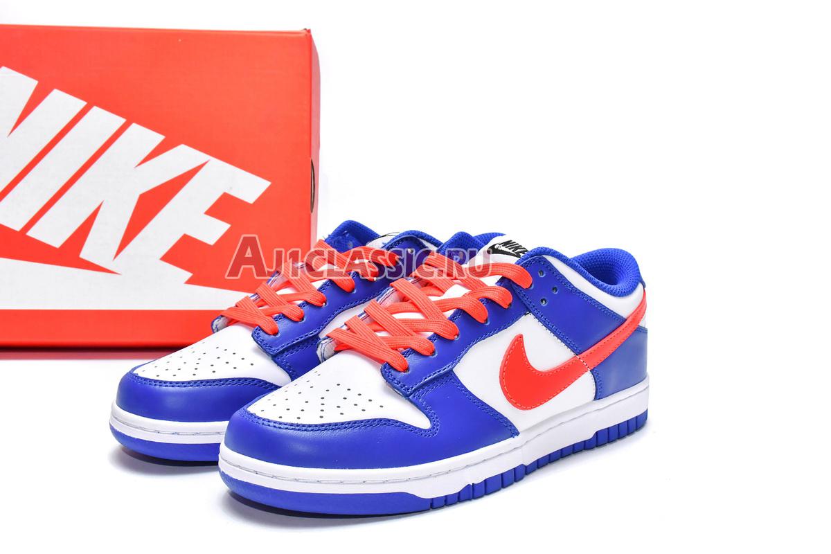 New Nike Dunk Low GS "Game Royal Crimson" CW1590-104 Shoes