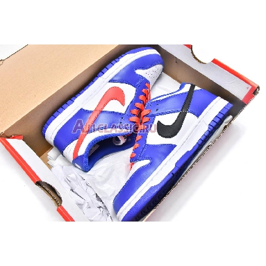 Nike Dunk Low GS Game Royal Crimson CW1590-104 White/Game Royal/Black/Bright Crimson Mens Womens Shoes