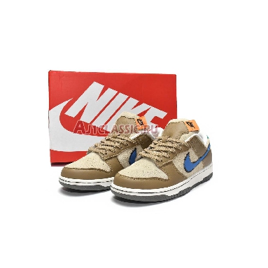 Size? x Nike Dunk Low Dark Driftwood DO6712-200 Dark Driftwood/Photo Blue-Rattan Mens Womens Shoes