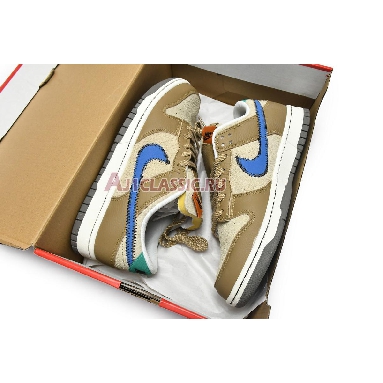 Size? x Nike Dunk Low Dark Driftwood DO6712-200 Dark Driftwood/Photo Blue-Rattan Mens Womens Shoes