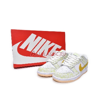 Nike Dunk Low OG Yellow Strike DM9467-700 Yellow Strike/​Yellow Strike/White Mens Womens Shoes