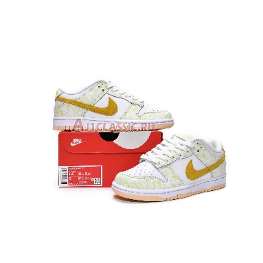 Nike Dunk Low OG Yellow Strike DM9467-700 Yellow Strike/​Yellow Strike/White Mens Womens Shoes