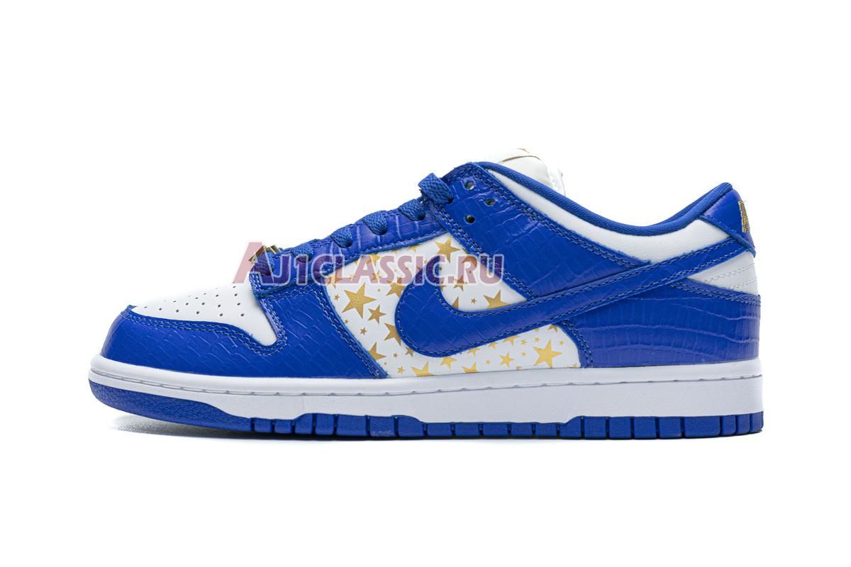 New Supreme x Nike Dunk Low OG SB QS "Hyper Royal" DH3228-100 Shoes