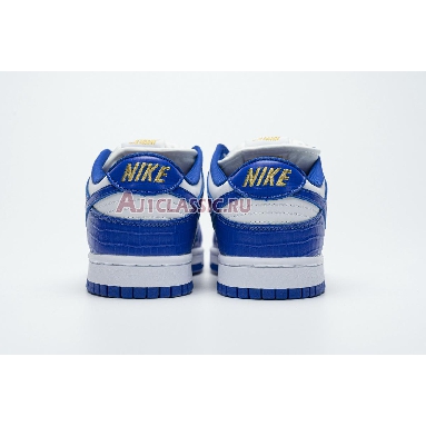 Supreme x Nike Dunk Low OG SB QS Hyper Royal DH3228-100 White/Metallic Gold/Hyper Blue Mens Womens Shoes