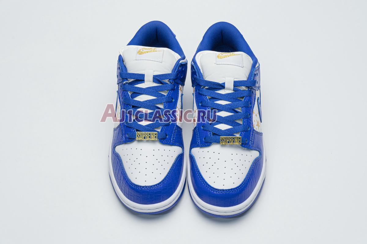 New Supreme x Nike Dunk Low OG SB QS "Hyper Royal" DH3228-100 Shoes