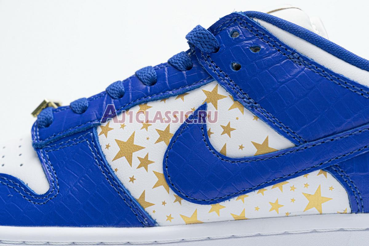 New Supreme x Nike Dunk Low OG SB QS "Hyper Royal" DH3228-100 Shoes