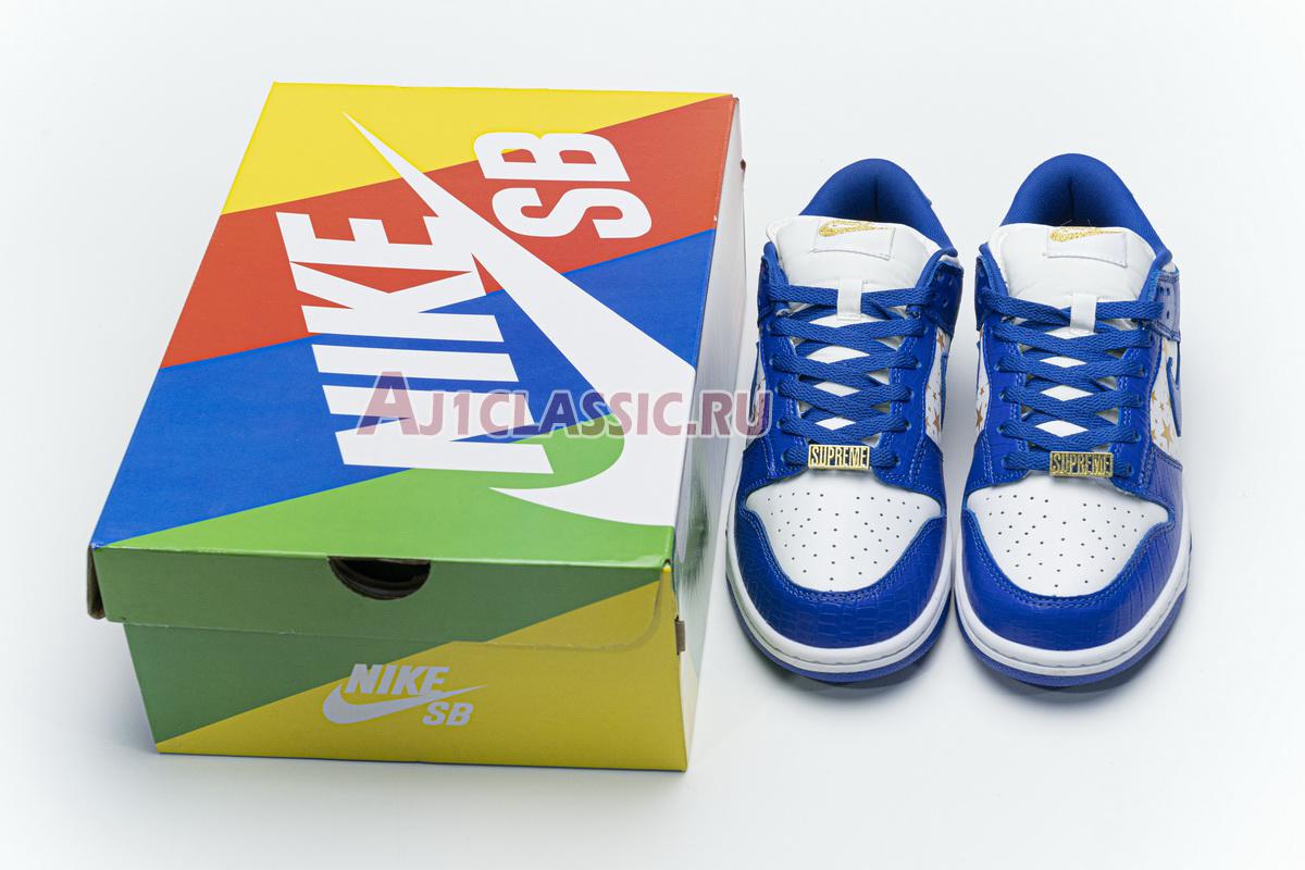 New Supreme x Nike Dunk Low OG SB QS "Hyper Royal" DH3228-100 Shoes