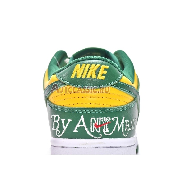 Supreme x Nike Dunk Low SB By Any Means - Brazil DO7412-983 Green/Yellow/White Mens Womens Shoes