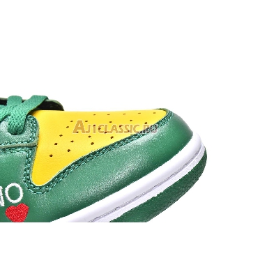 Supreme x Nike Dunk Low SB By Any Means - Brazil DO7412-983 Green/Yellow/White Mens Womens Shoes