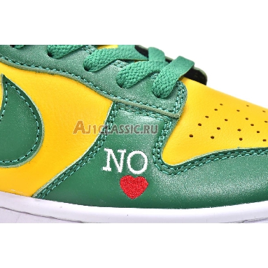 Supreme x Nike Dunk Low SB By Any Means - Brazil DO7412-983 Green/Yellow/White Mens Womens Shoes