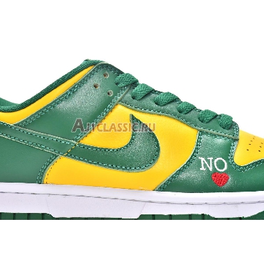 Supreme x Nike Dunk Low SB By Any Means - Brazil DO7412-983 Green/Yellow/White Mens Womens Shoes