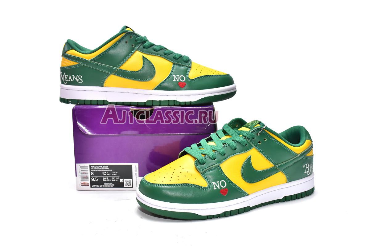 New Supreme x Nike Dunk Low SB "By Any Means - Brazil" DO7412-983 Shoes