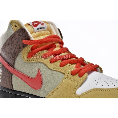 Color Skates x Nike Dunk High SB Kebab and Destroy CZ2205-700 Brown/Tan/Red/Tzatziki Sneakers