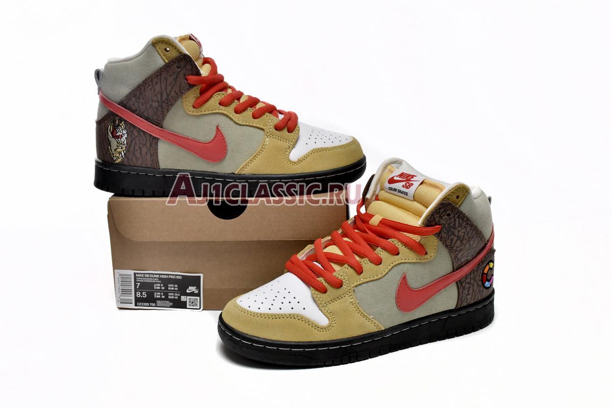 Color Skates x Nike Dunk High SB "Kebab and Destroy" CZ2205-700