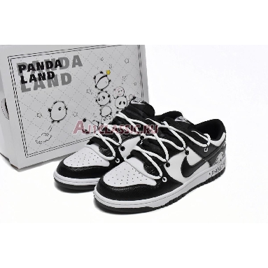 Off-White x Nike Dunk Low Panda DD1391-100-003 Black/Anthracite/White Mens Womens Shoes